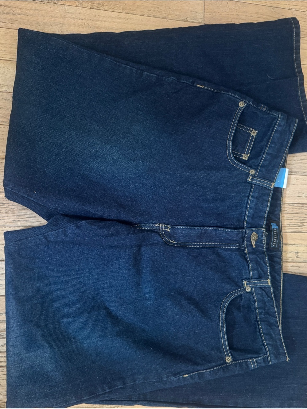NWT Relativity Modern Fit Boot Cut Jeans Women's Size 18 Average Dark Wash Denim - Picture 10 of 10